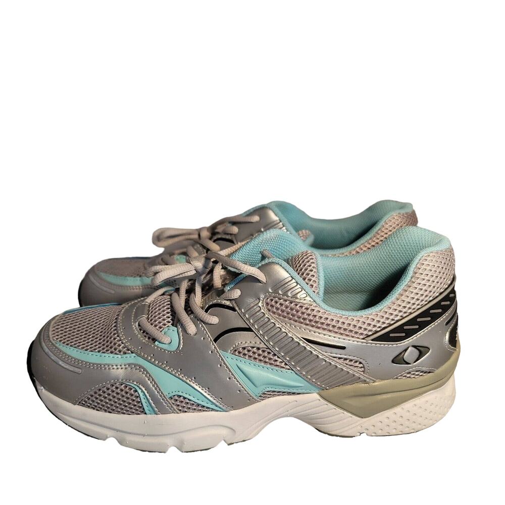 Apex X527W Sneaker Athletic Shoe Boss Runner X-Last Silver/Sea Size 11 Wide